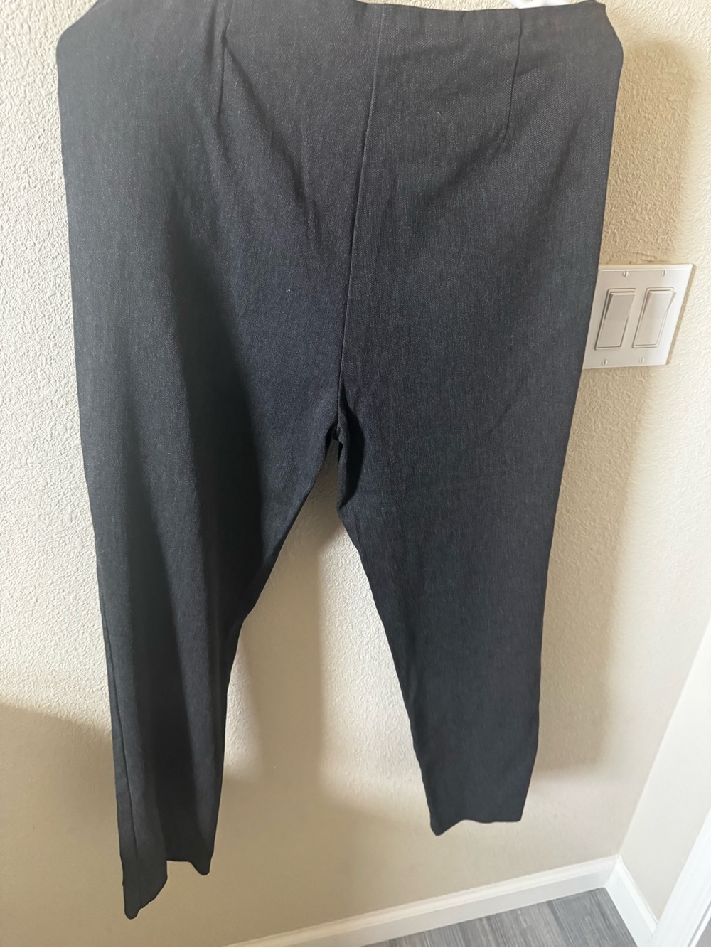 Massimo Black Straight-Leg Trousers